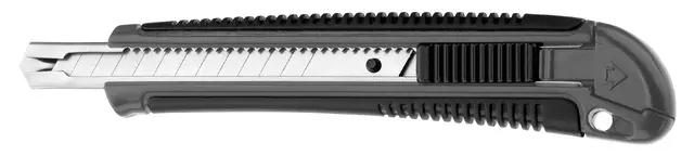 Een Snijmes Westcott professional 9mm met schuifsluiting grijs/zwart koop je bij Van Leeuwen Boeken- en kantoorartikelen