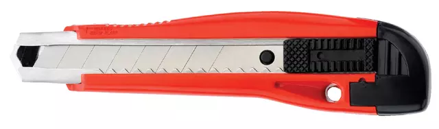 Een Snijmes Westcott premium 18mm met schuifsluiting rood koop je bij MV Kantoortechniek B.V.