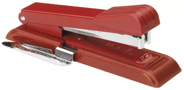 Een Nietmachine Bostitch B8+ontnieter 25vel STRC2115 rood koop je bij EconOffice
