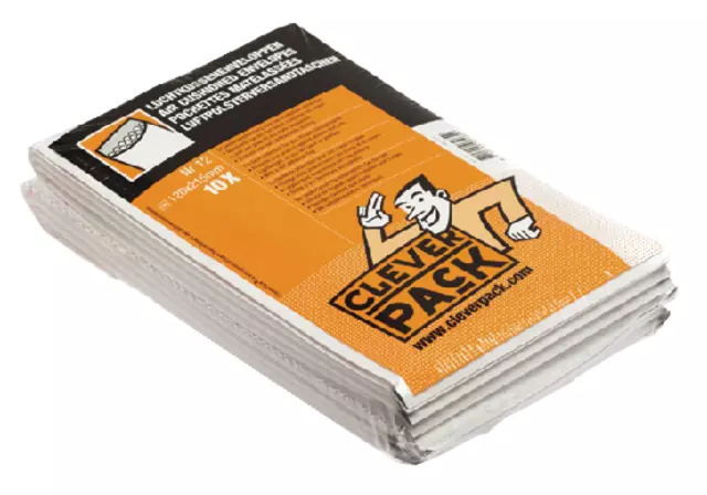 Een Envelop CleverPack luchtkussen nr11 122.5x175mm wit pak à 10 stuks koop je bij EconOffice