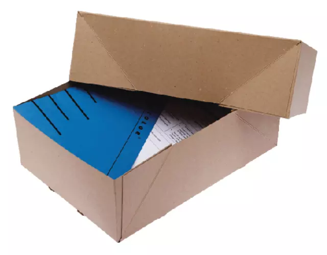Een Paraatdoos CleverPack A4 307x220x108mm voor 1000 vel bruin pak à 10 stuks koop je bij EconOffice
