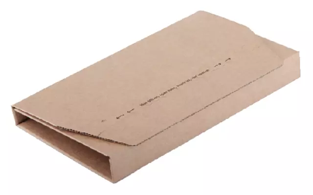Een Wikkelverpakking CleverPack A5 zelfklevend bruin pak à 25 stuks koop je bij Van Leeuwen Boeken- en kantoorartikelen