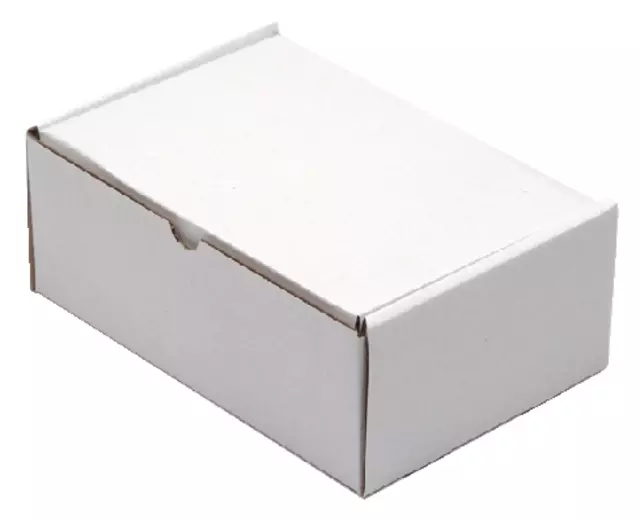 Een Postpakket CleverPack golfkarton 220x160x90mm wit pak à 5 stuks koop je bij EconOffice