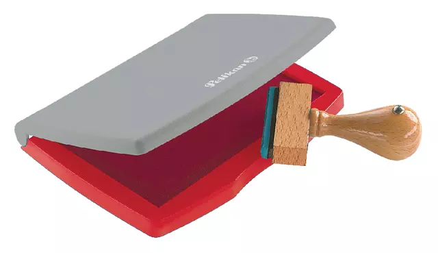 Een Stempelkussen Pelikan 2E 110x70mm rood koop je bij EconOffice
