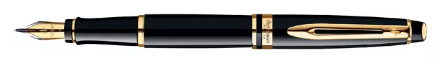 Een Vulpen Waterman Expert black lacquer GT medium koop je bij Totaal Kantoor Goeree