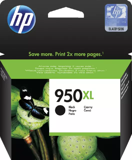 Een Inktcartridge HP CN045AE 950XL zwart koop je bij KantoorProfi België BV