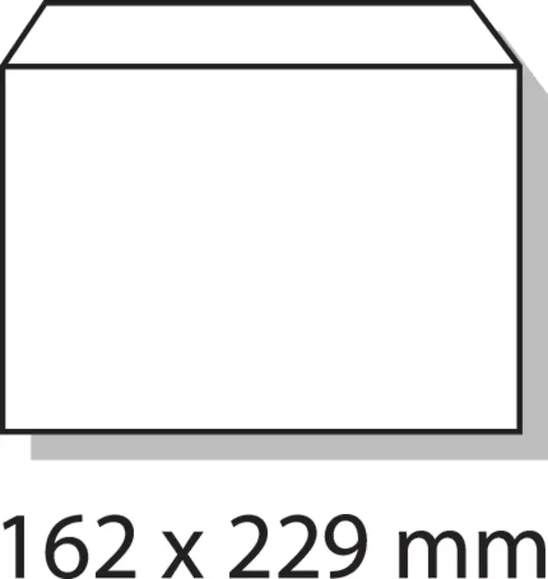 Een Envelop Quantore bank C5 162x229mm zelfklevend wit 25stuks koop je bij Goedkope Kantoorbenodigdheden