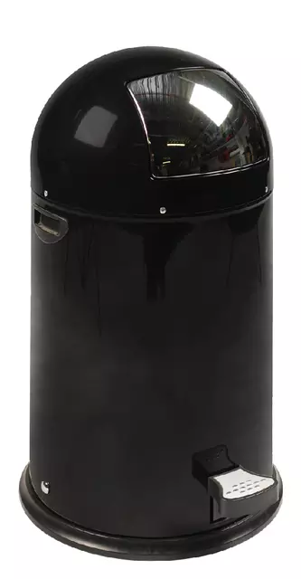 Een Afvalbak EKO Kickcan 33 liter mat zwart koop je bij EconOffice