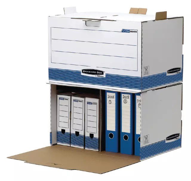 Een Ordnerarchiefdoos Bankers Box System koop je bij MV Kantoortechniek B.V.