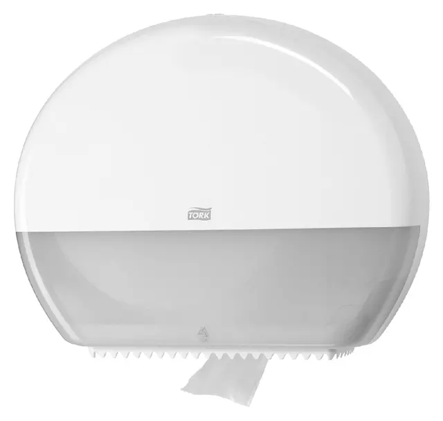 Een Toiletpapierdispenser Tork Jumbo T1 Elevation wit 554000 koop je bij EconOffice
