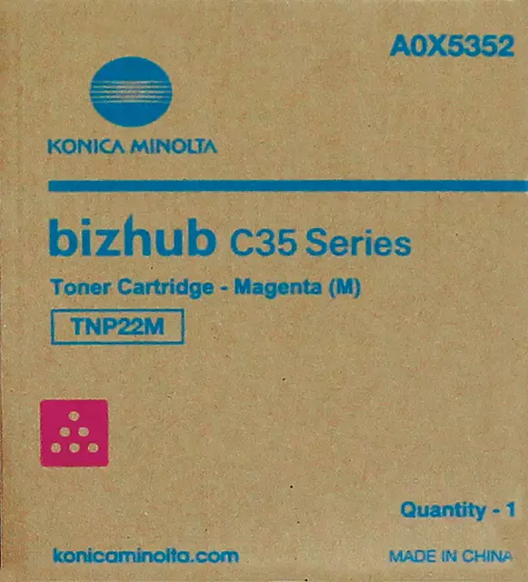 Een Tonercartridge Minolta Bizhub C35 rood koop je bij EconOffice