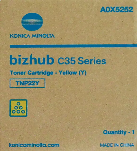 Een Tonercartridge Minolta Bizhub C35 geel koop je bij EconOffice