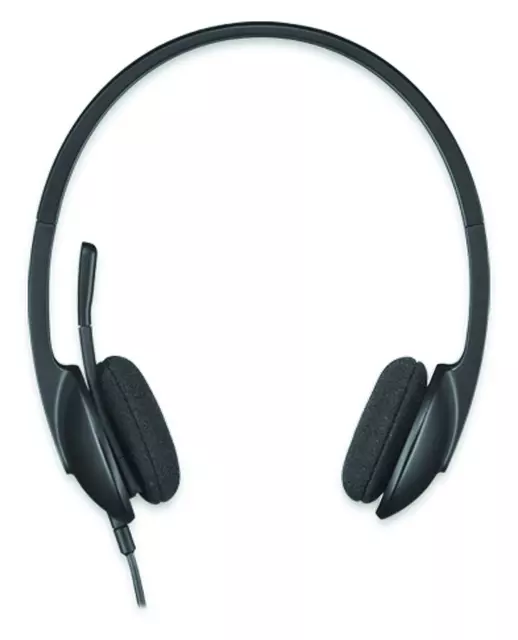Een Headset Logitech H340 On Ear zwart koop je bij Totaal Kantoor Goeree