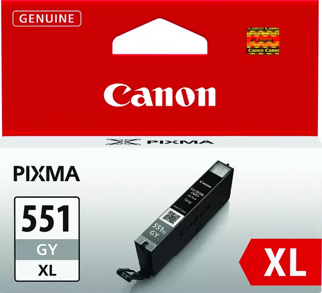 Een Inktcartridge Canon CLI-551XL grijs koop je bij Van Leeuwen Boeken- en kantoorartikelen