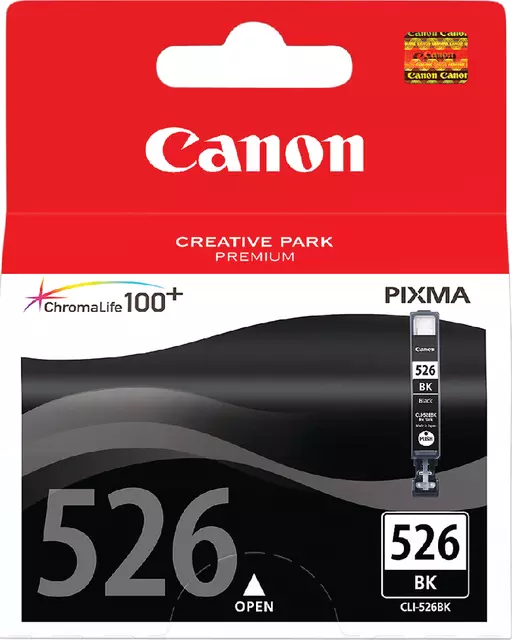 Een Inktcartridge Canon CLI-526 zwart koop je bij QuickOffice BV