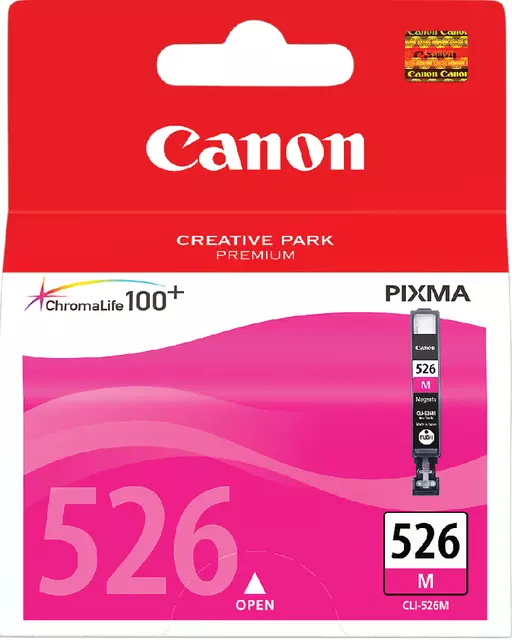 Een Inktcartridge Canon CLI-526 rood koop je bij Van Hoye Kantoor BV
