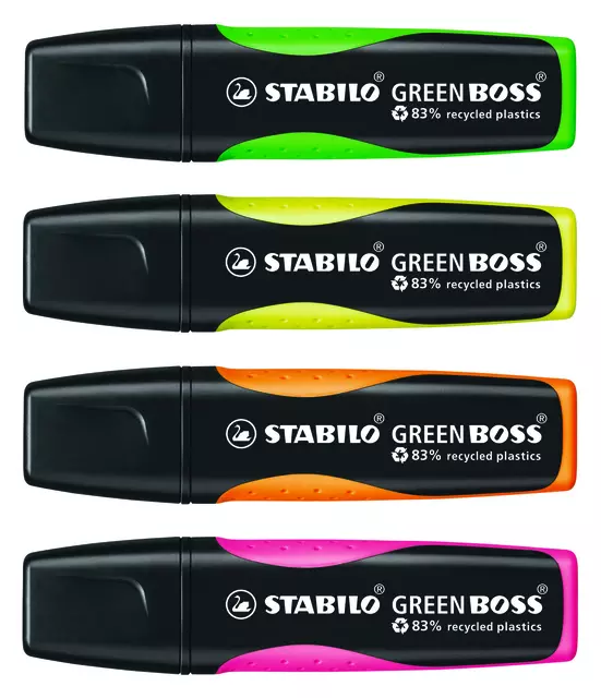 Markeerstift STABILO GREEN BOSS 6070/54 oranje