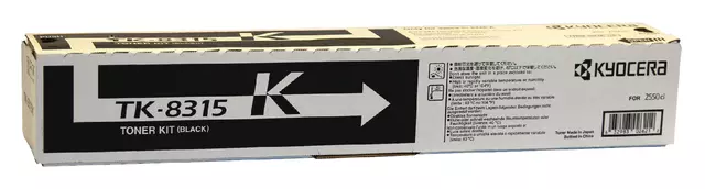Een Toner Kyocera TK-8315K zwart koop je bij Totaal Kantoor Goeree