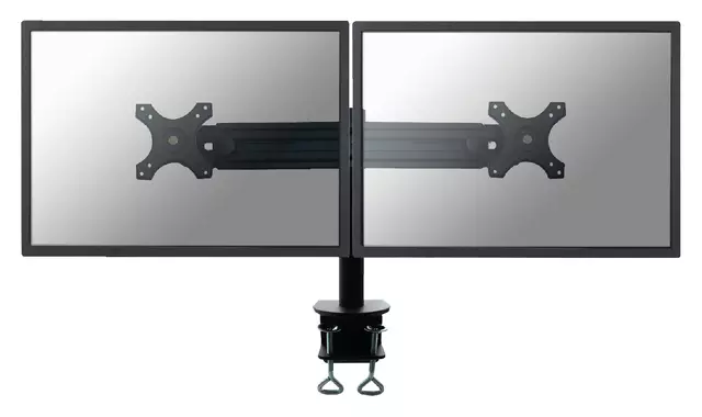 Een Monitorarm Neomounts D700D 2x19-30" met klem zwart koop je bij L&N Partners voor Partners B.V.