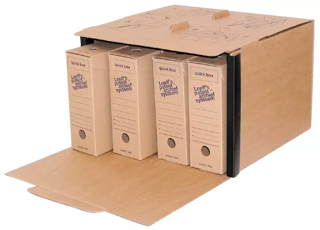 Een Containerbox Loeff's Standaard box 4001 410x275x370mm koop je bij Unimark Office B.V.
