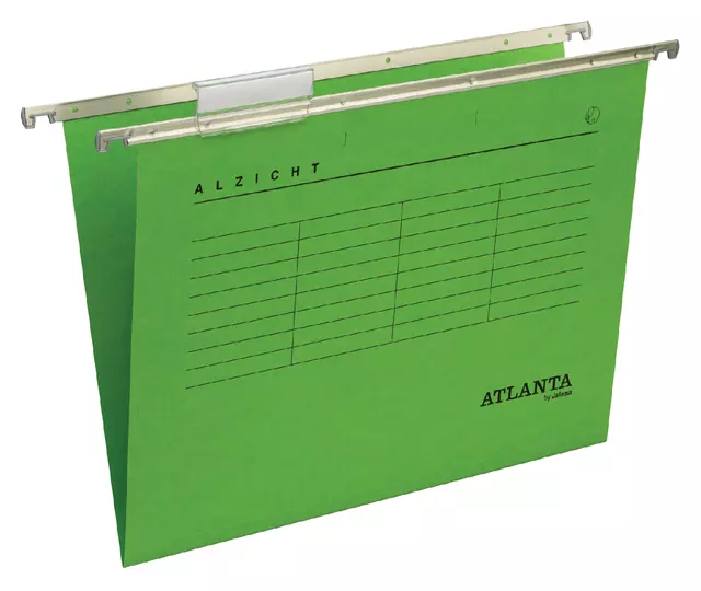Een Hangmap Alzicht folio frontaal V-bodem groen koop je bij EconOffice
