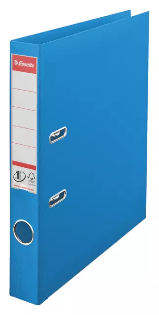 Een Ordner Esselte Vivida No.1 50mm PP A4 blauw koop je bij Van Leeuwen Boeken- en kantoorartikelen