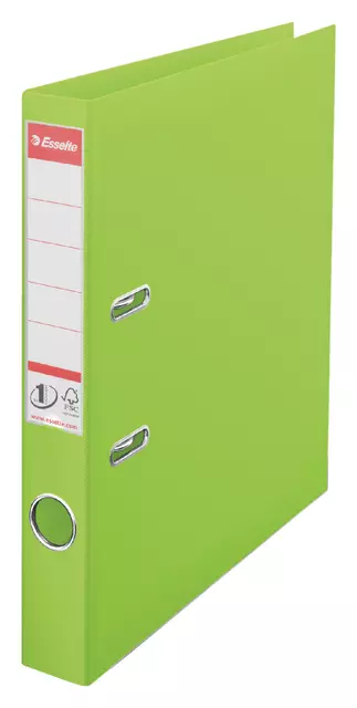 Een Ordner Esselte Vivida No.1 50mm PP A4 groen koop je bij Van Leeuwen Boeken- en kantoorartikelen