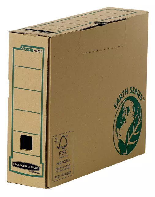 Een Archiefdoos Bankers Box Earth A4 80mm koop je bij L&N Partners voor Partners B.V.