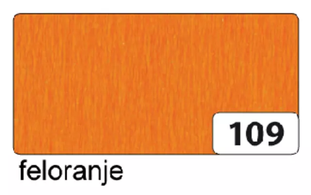 Een Crêpepapier Folia 250x50cm nr109 feloranje koop je bij KantoorProfi België BV