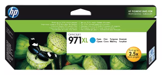 Buy your Inktcartridge HP CN626AE 971XL blauw at QuickOffice BV