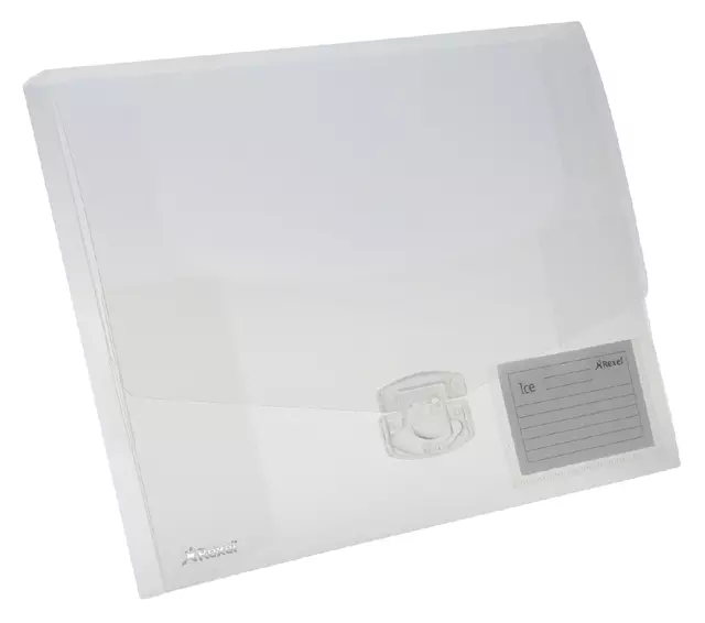 Een Elastobox Rexel ice 25mm transparant koop je bij Goedkope Kantoorbenodigdheden
