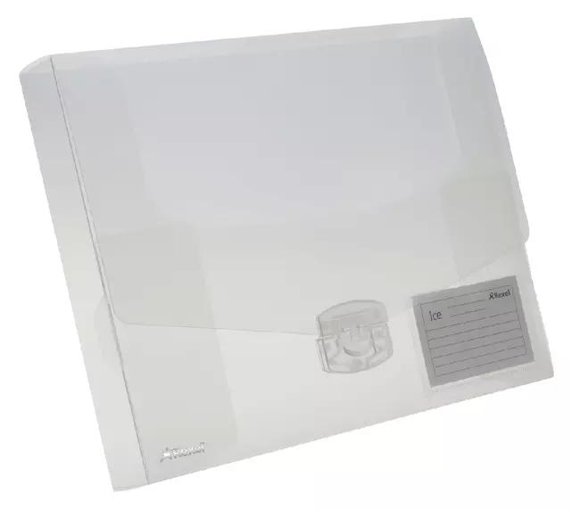 Een Elastobox Rexel ice A4+ 40mm transparant koop je bij Goedkope Kantoorbenodigdheden