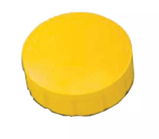 Een Magneet MAUL Solid 15mm 150gr geel koop je bij KantoorProfi België BV