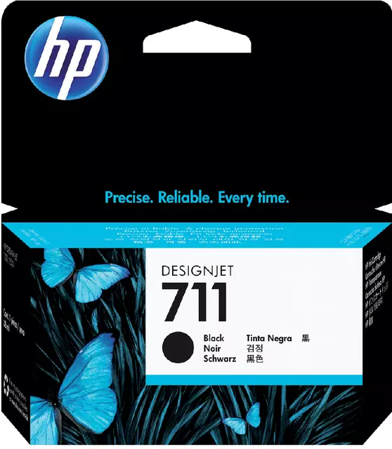 Een Inktcartridge HP CZ129A 711 zwart koop je bij Unimark Office B.V.