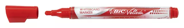 Een Viltstift Bic Velleda liquid whiteboard rond medium rood koop je bij KantoorProfi België BV