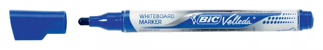 Een Viltstift Bic Velleda liquid whiteboard rond medium blauw koop je bij Goedkope Kantoorbenodigdheden