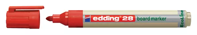Een Viltstift edding 28 whiteboard Ecoline rond 1.5-3mm rood koop je bij EconOffice