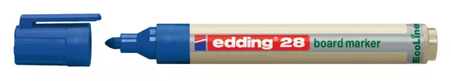 Een Viltstift edding 28 whiteboard Ecoline rond 1.5-3mm blauw koop je bij Van Hoye Kantoor BV