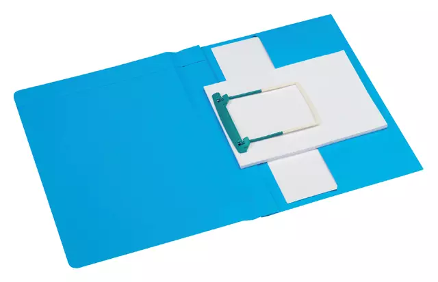 Een Clipexmap plus Secolor A4 270gr blauw koop je bij Van Leeuwen Boeken- en kantoorartikelen
