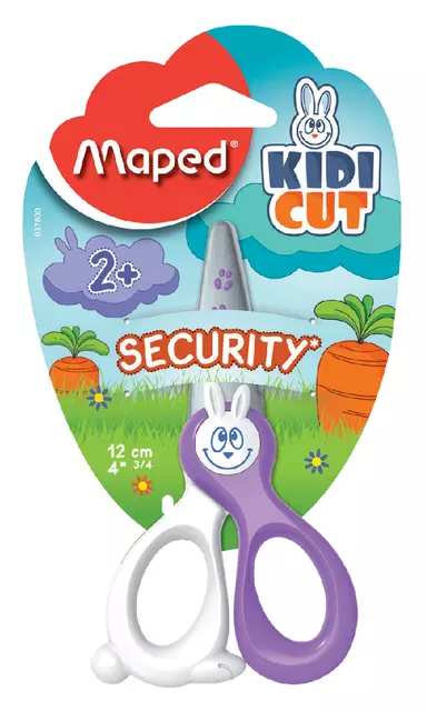 Een Kinderschaar Maped KidiCut 12cm assorti koop je bij Totaal Kantoor Goeree