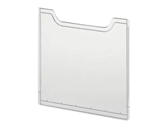 Een Afdekplaat Exacompta folderhouder A4 staand helderglas koop je bij Goedkope Kantoorbenodigdheden