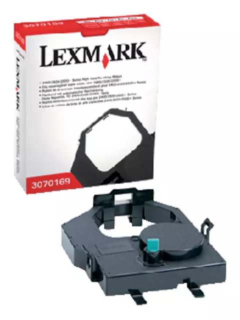 Een Lint Lexmark 3070169 voor 2300 nylon zwart koop je bij Totaal Kantoor Goeree