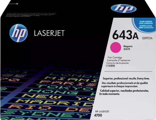 Een Cartouche toner HP Q5953A 643A rouge koop je bij Van Hoye Kantoor BV