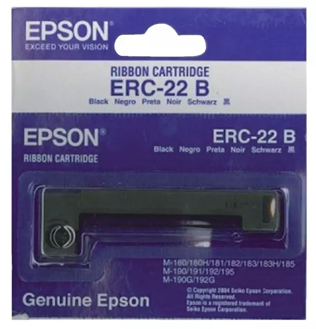 Een Lint Epson S015204 voor ERC22 nylon zwart koop je bij De Angelot