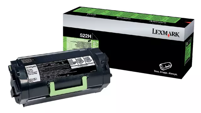 Een Tonercartridge Lexmark 52D2H00 prebate zwart koop je bij EconOffice