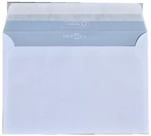 Een Envelop Hermes bank C6 114x162mm zelfklevend wit pak à 50 stuks koop je bij KantoorProfi België BV
