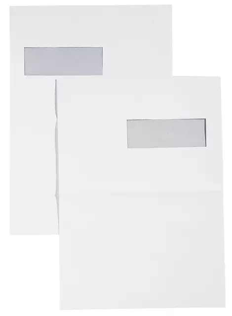 Een Envelop Hermes akte C4 229x324mm venster rechts 4x11cm zelfklevend wit doos à 250 stuks koop je bij EconOffice