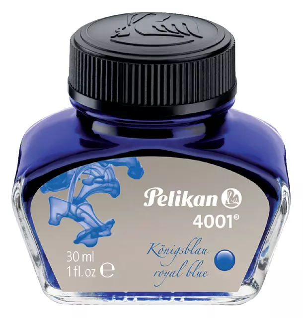 Een Vulpeninkt Pelikan 4001 30ml koningsblauw koop je bij MV Kantoortechniek B.V.