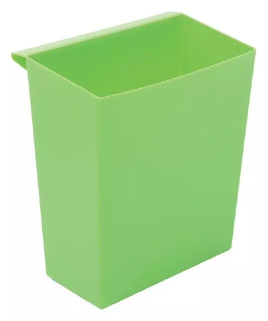 Een Inzetbak voor vierkante tapse papierbak groen koop je bij Totaal Kantoor Goeree
