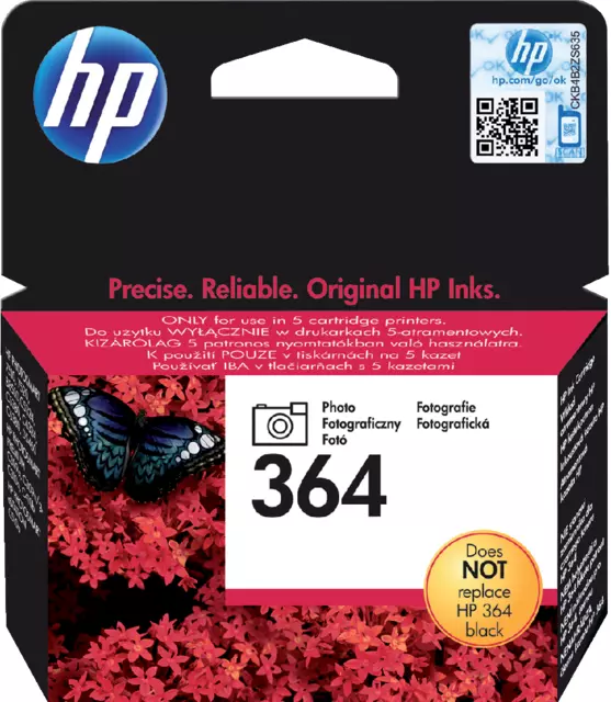 Een Inktcartridge HP CB317EE 364 foto zwart koop je bij QuickOffice BV